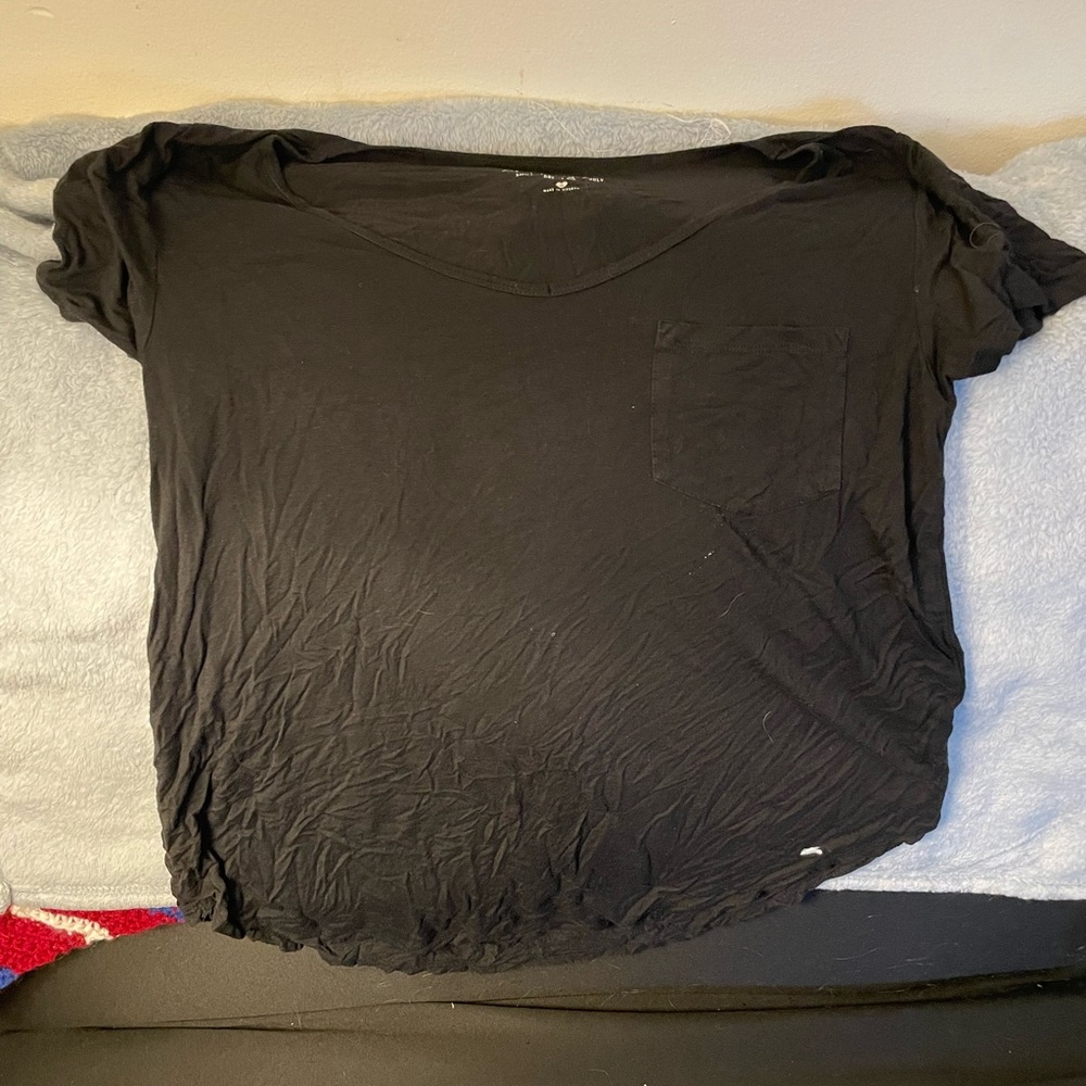 Size Medium Black Hollister Tee